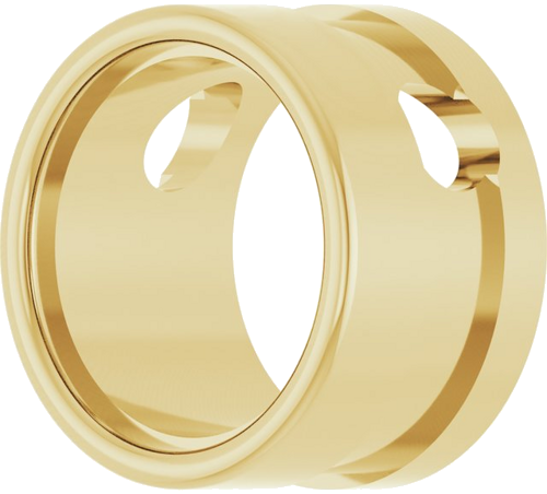 Pakabukas „Solitaire“ 585 Geltonojo Aukso Round 7.8mm (2)