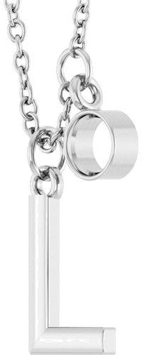 Pakabukas „Accented Initial“ 925 Sidabro Round 3mm (3)