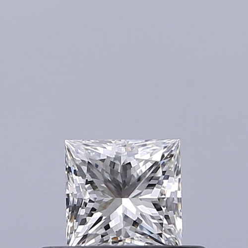 0.32 carat F-VVS1 Natūralus Princess Deimantas (1)