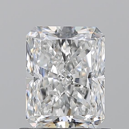 1.01 carat F-SI1 Natūralus Radiant Deimantas (1)