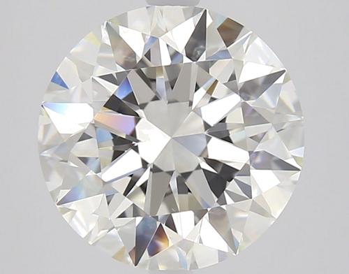 4.09 carat I-SI1 Excellent cut Natūralus Round Deimantas (1)