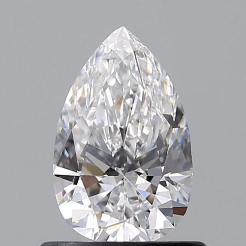 0.7 carat D-VS1 Natūralus Pear Deimantas (1)