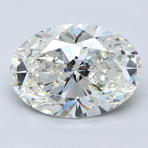 3.13 carat I-SI2 Natūralus Oval Deimantas (1)