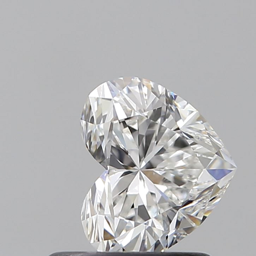 0.76 carat F-VS1 Natūralus Heart Deimantas (1)