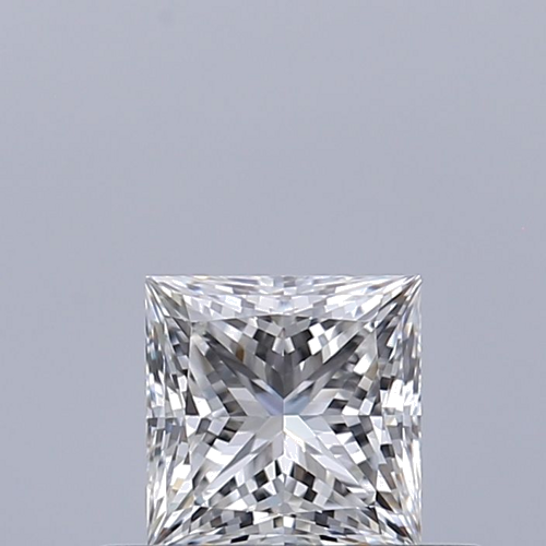 0.42 carat F-VVS1 Natūralus Princess Deimantas (1)