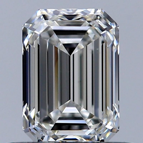 0.53 carat F-VS2 Natūralus Emerald Deimantas (1)