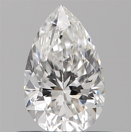 0.5 carat E-VS2 Natūralus Pear Deimantas (1)