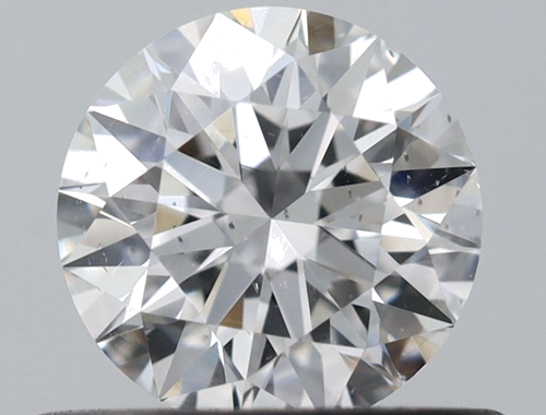 0.51 carat F-SI1 Excellent cut Natūralus Round Deimantas (1)