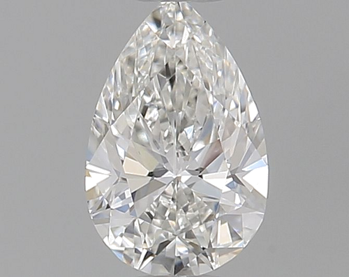 0.3 carat G-VVS2 Natūralus Pear Deimantas (1)