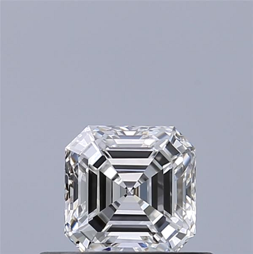 0.42 carat E-VVS1 Natūralus Asscher Deimantas (1)