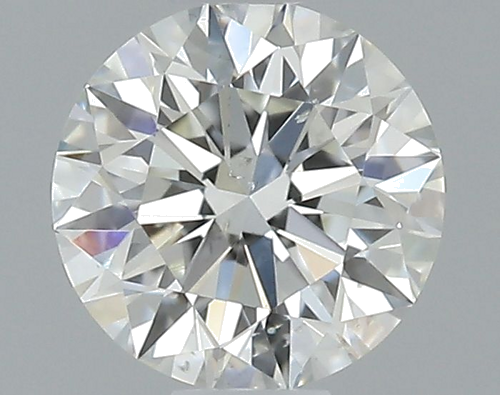 0.46 carat I-SI2 Excellent cut Natūralus Round Deimantas (1)
