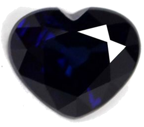 0.67 carat BLUE Heart Safyras (1)
