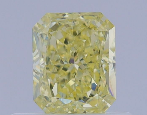 0.52 carat Fancy Yellow-VS2 Natūralus Radiant Deimantas (1)