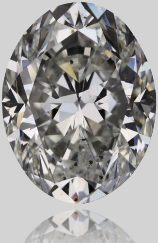 1.01 carat G-SI2 Natūralus Oval Deimantas (1)