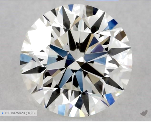 0.58 carat G-VS2 Excellent cut Natūralus Round Deimantas (1)
