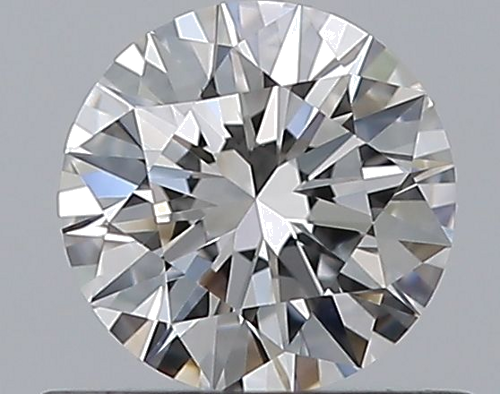 0.55 carat F-VVS2 Excellent cut Natūralus Round Deimantas (1)