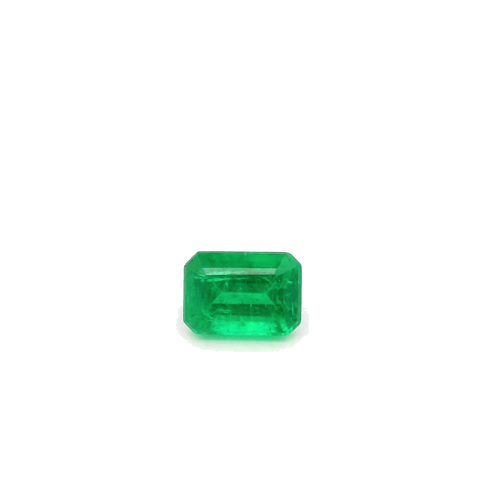 0.67 carat GREEN STEP cut Octagonal Smaragdas (1)