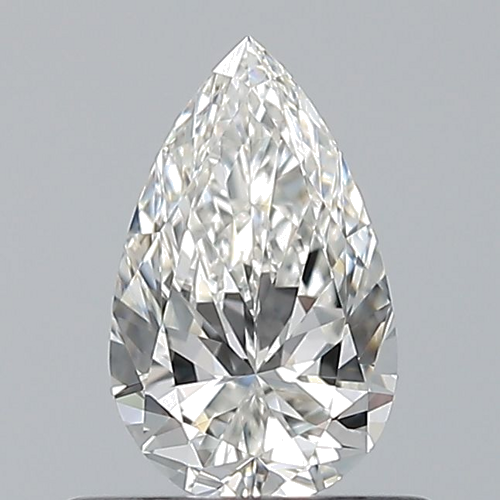 0.5 carat G-VS1 Natūralus Pear Deimantas (1)