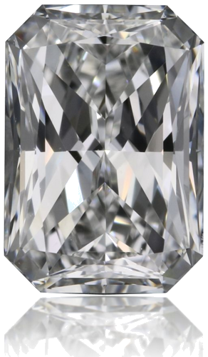 0.7 carat D-VS1 Natūralus Radiant Deimantas (1)