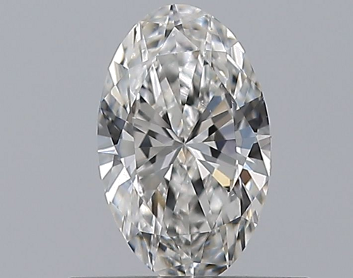 0.46 carat F-SI1 Natūralus Oval Deimantas (1)