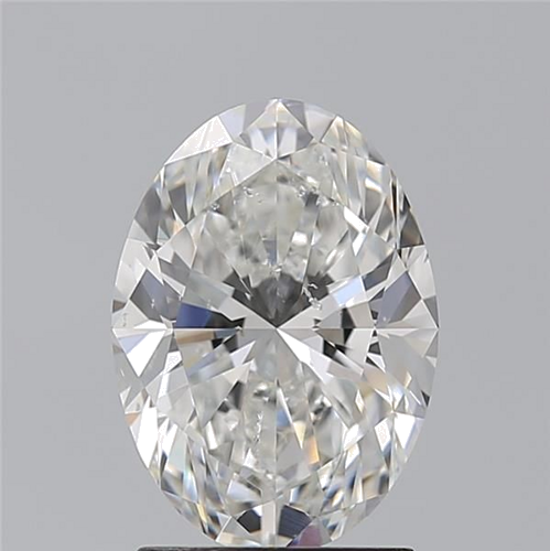 2.01 carat F-SI2 Natūralus Oval Deimantas (1)