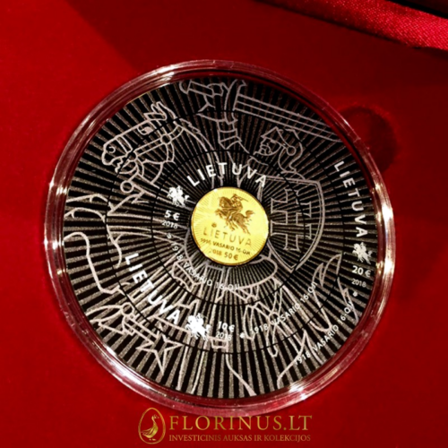 2018 Lithuania Independence act Signatories 50 € gold coin (4)