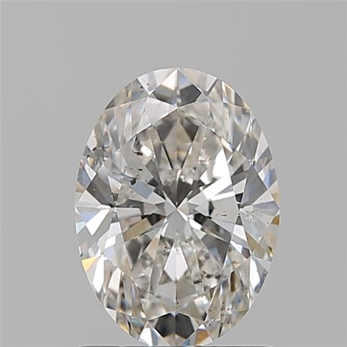 1.4 carat H-SI2 Natūralus Oval Deimantas (1)