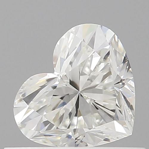 0.53 carat H-VVS2 Natūralus Heart Deimantas (1)