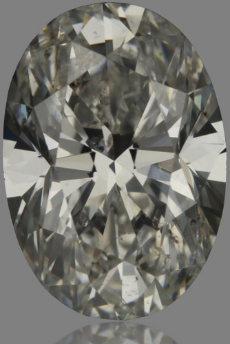 0.5 carat G-SI2 Natūralus Oval Deimantas (1)