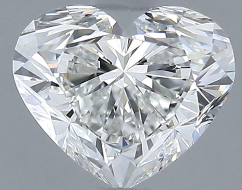 1.01 carat G-VVS2 Natūralus Heart Deimantas (1)