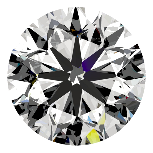 0.3 carat H-VS2 Very Good cut Natūralus Round Deimantas (1)