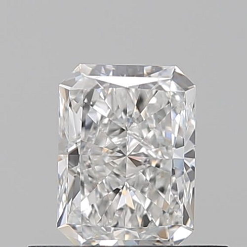 0.51 carat F-VVS1 Natūralus Radiant Deimantas (1)