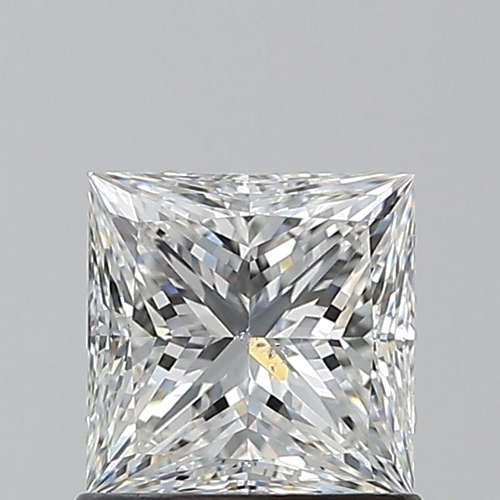 1.01 carat F-SI2 Natūralus Princess Deimantas (1)