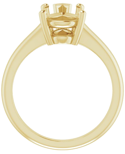 Sužadėtuvių Žiedas „V-End Prong“ 14k yellow gold Pear 12mm x 8mm (2)