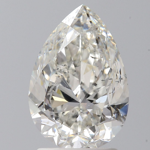 2.01 carat I-SI2 Natūralus Pear Deimantas (1)