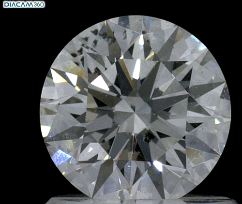 0.9 carat F-SI2 Very Good cut Natūralus Round Deimantas (1)