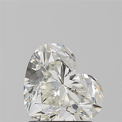 1.54 carat J-VVS2 Natūralus Heart Deimantas (1)