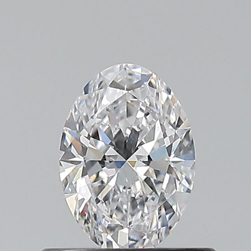 0.5 carat D-VS2 Natūralus Oval Deimantas (1)