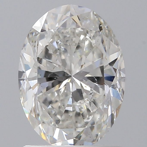 1.21 carat G-SI2 Natūralus Oval Deimantas (1)