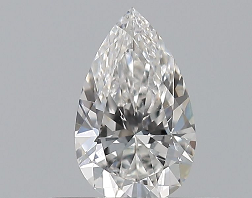 0.38 carat F-SI1 Natūralus Pear Deimantas (1)