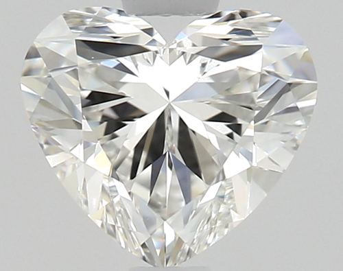 1.01 carat F-VVS2 Natūralus Heart Deimantas (1)