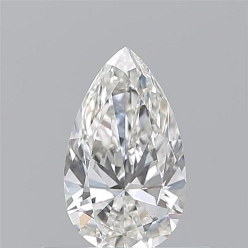 0.5 carat H-IF Natūralus Pear Deimantas (1)