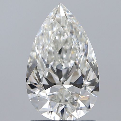 1.53 carat H-VVS2 Natūralus Pear Deimantas (1)