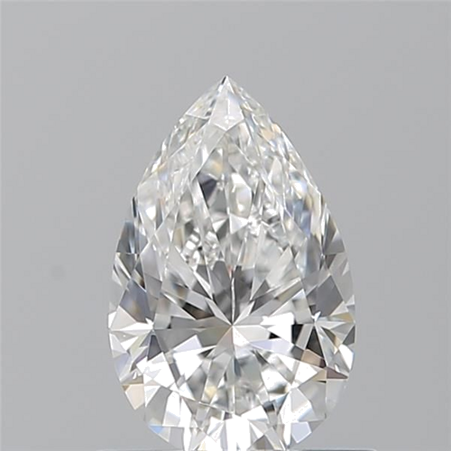 0.8 carat F-VVS2 Natūralus Pear Deimantas (1)