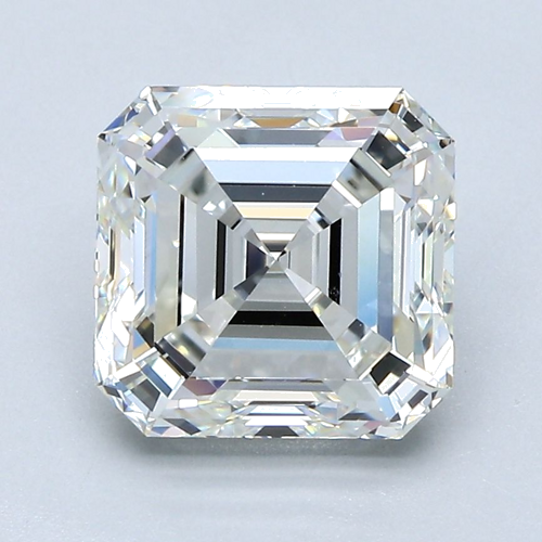3.02 carat H-VS1 Natūralus Asscher Deimantas (1)