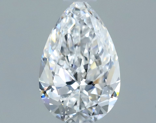 0.52 carat D-SI1 Natūralus Pear Deimantas (1)