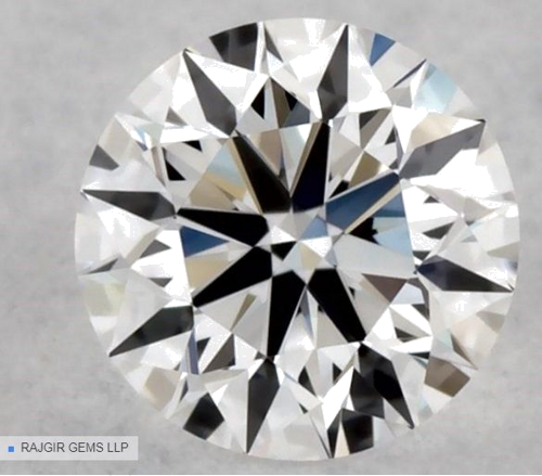 0.26 carat D-IF Excellent cut Natūralus Round Deimantas (1)