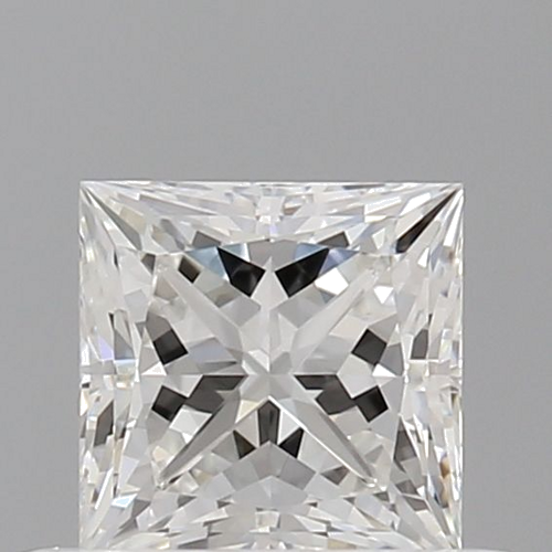 0.5 carat F-VVS1 Natūralus Princess Deimantas (1)
