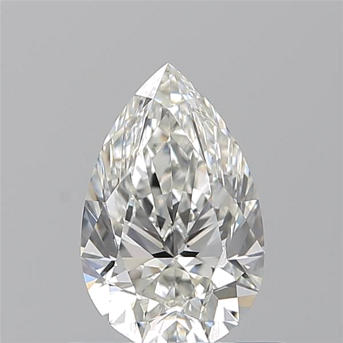 0.7 carat H-VVS1 Natūralus Pear Deimantas (1)