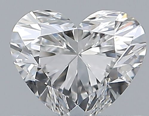 0.4 carat F-VS2 Natūralus Heart Deimantas (1)